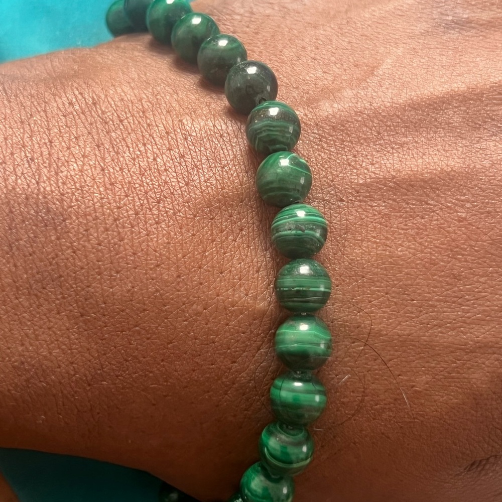 Malachite Beaded Bracelet